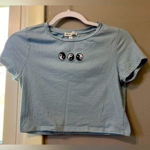 Yin Yang crop top